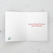 Snowman Son Christmas Karte (Innenseite)