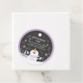 Snowman Soup Heiße Schokolade Geschenk Geschenkanhänger (Beispiel)