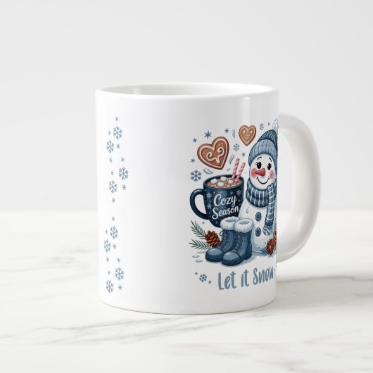 Snowman Specialty Mug Jumbo-Tasse (Vorderseite Rechts)