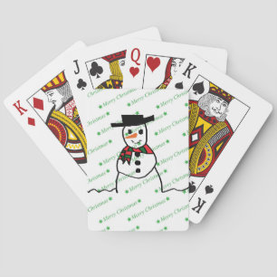 Snowman Spielkarten