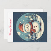 Snowman Sprichwort Heiligen Postkarte (Vorne/Hinten)