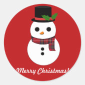 Snowman Sticker (Vorderseite)