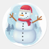 Snowman Sticker (Vorderseite)
