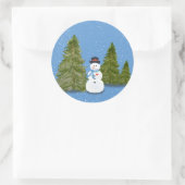 Snowman sticker (Tasche)
