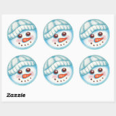 Snowman Sticker (Blatt)