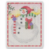 Snowman Sticker (Vorderseite)