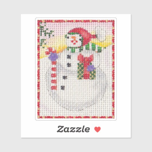 Snowman Sticker (Blatt)
