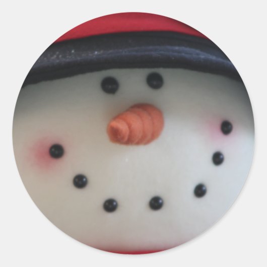 Snowman Sticker (Vorderseite)