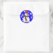 Snowman Sticker (Tasche)