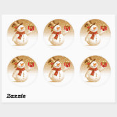 Snowman Stickers (Blatt)