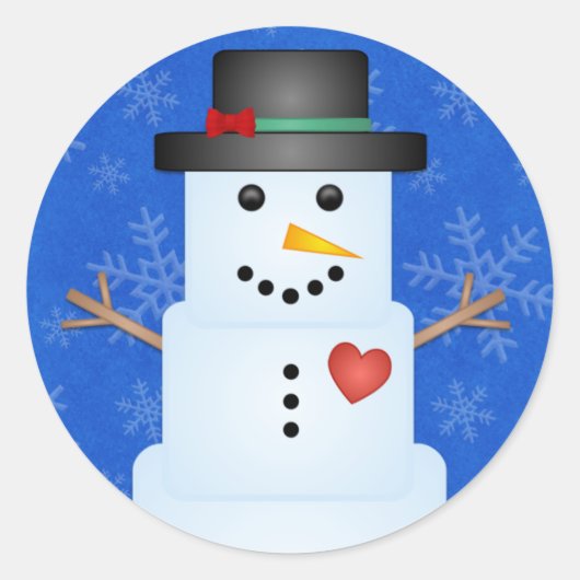 Snowman Stickers (Vorderseite)