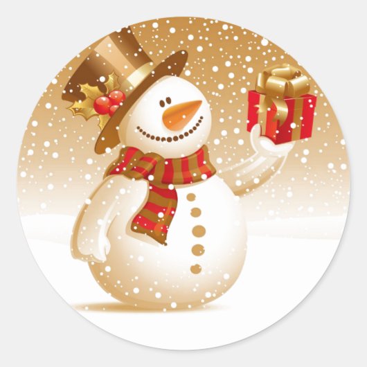 Snowman Stickers (Vorderseite)