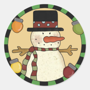 Snowman Stickers