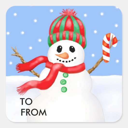 Snowman Stickers (Vorderseite)