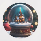 Snowman Stickers Etiketten (Design 2)