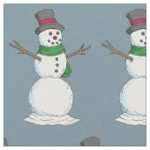 Snowman Stoff (Nahaufnahme)