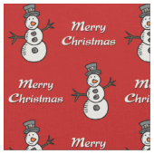 Snowman Stoff (Nahaufnahme)