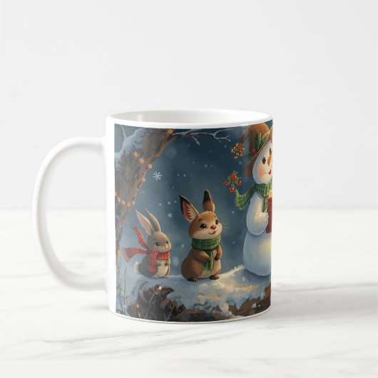  “Snowman Storytime Mug – Woodland Christmas Magic Kaffeetasse (Links)