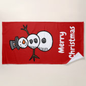 Snowman Strandtuch (Vorderseite)