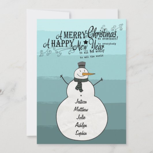 Snowman Stripes (Vorderseite)