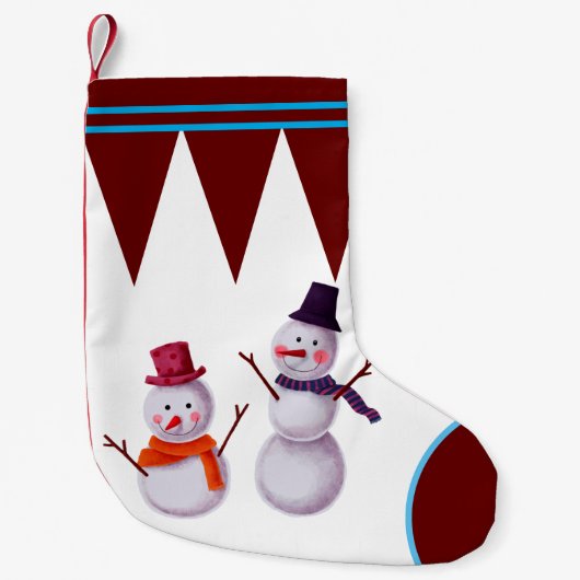 Snowman-Strumpf Kleiner Weihnachtsstrumpf (Vorderseite)