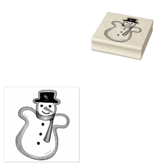 Snowman Sugar Cookie Hanukkah Weihnachtsfeiertag Gummistempel (Stempel)
