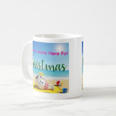 Snowman Sunbaden Kaffeetasse (Vorderseite Links)