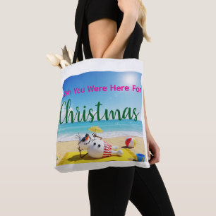 Snowman Sunbaden Tasche