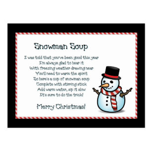 Schneemann Suppe Geschenke | Zazzle.de