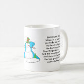 Snowman-Suppen-Gedicht-Tasse Kaffeetasse (VorderseiteRechts)