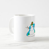 Snowman-Suppen-Gedicht-Tasse Kaffeetasse (Vorderseite Links)