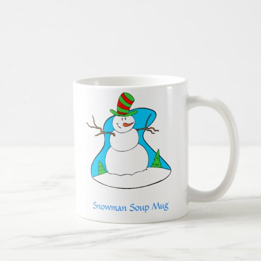 Snowman-Suppen-Tasse Kaffeetasse (Rechts)