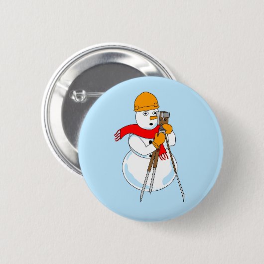 Snowman Surveyor Button (Vorne & Hinten)
