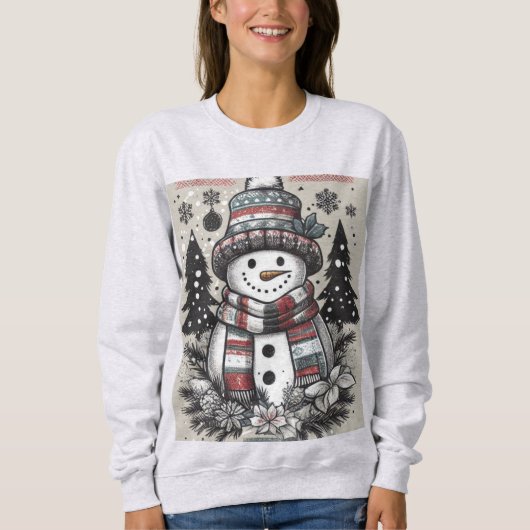 Snowman Sweatshirt (Vorderseite)