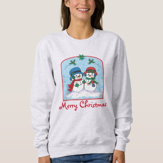 Snowman Sweatshirt (Vorderseite)