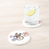 Snowman sweet getränkeuntersetzer (Seite)