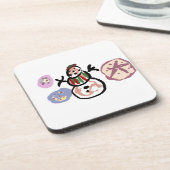 Snowman sweet getränkeuntersetzer (Linke Seite)