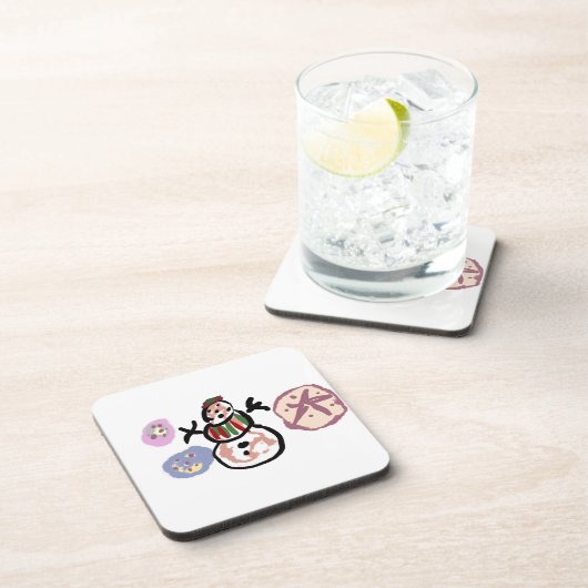 Snowman sweet getränkeuntersetzer (Rechte Seite)