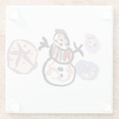 Snowman sweet glasuntersetzer (Rückseite)