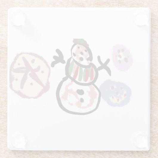 Snowman sweet glasuntersetzer (Rückseite)