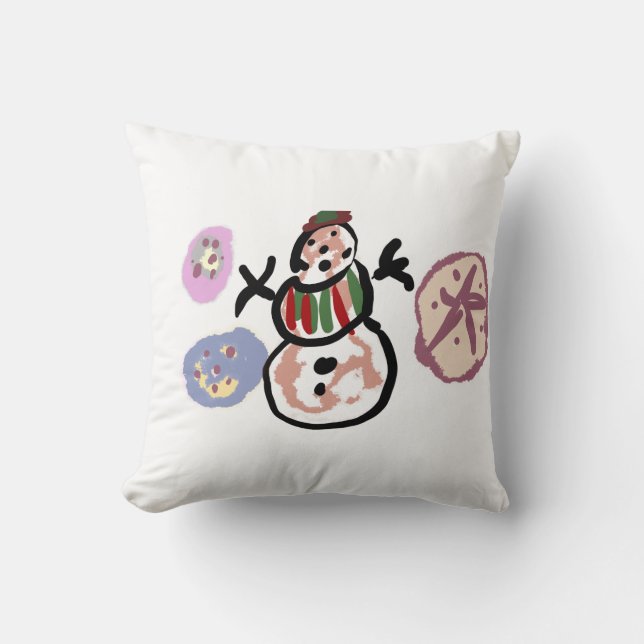 Snowman sweet kissen (Vorderseite)