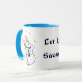 Snowman-Tasse feiern Tasse (Vorderseite Links)