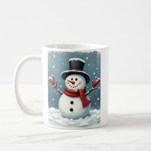 Snowman-Tasse Kaffeetasse (Links)