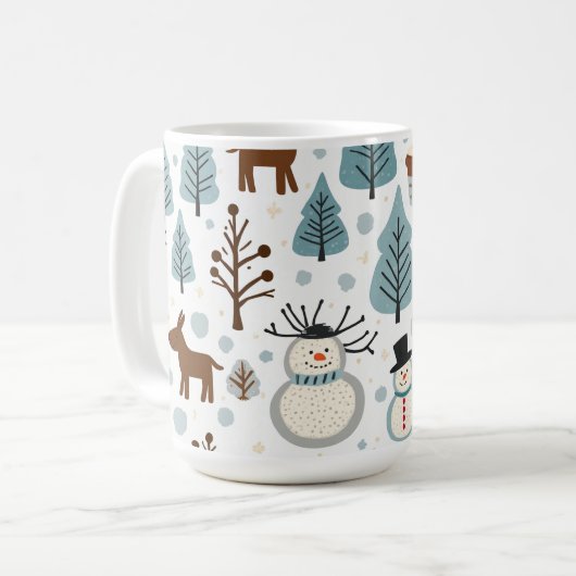 Snowman-Tasse Kaffeetasse (Vorderseite Links)