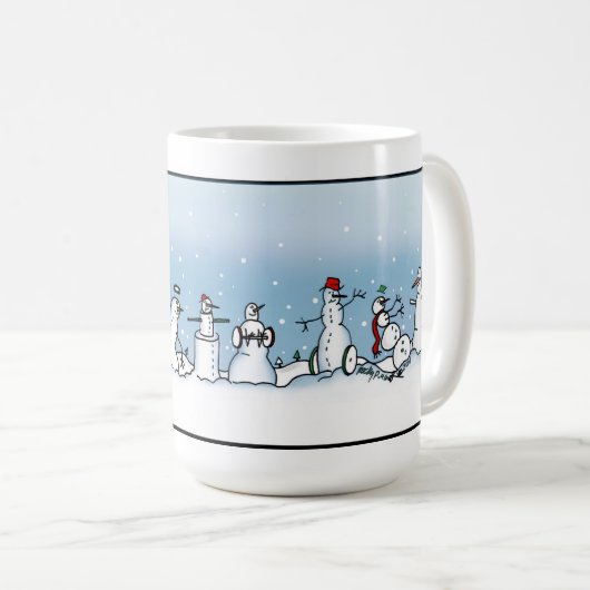 Snowman-Tasse Kaffeetasse (VorderseiteRechts)