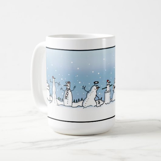 Snowman-Tasse Kaffeetasse (Vorderseite Links)