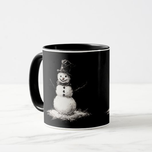 Snowman-Tasse Tasse (Vorderseite Links)