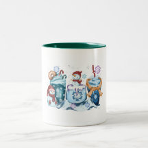 Snowman-Tasse