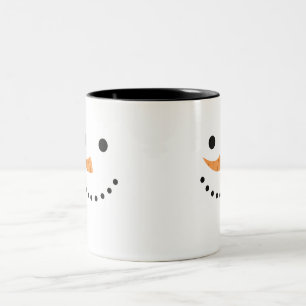 Snowman-Tasse Zweifarbige Tasse