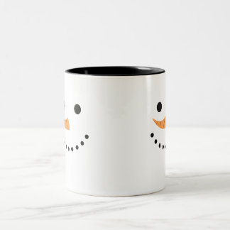 Snowman-Tasse Zweifarbige Tasse